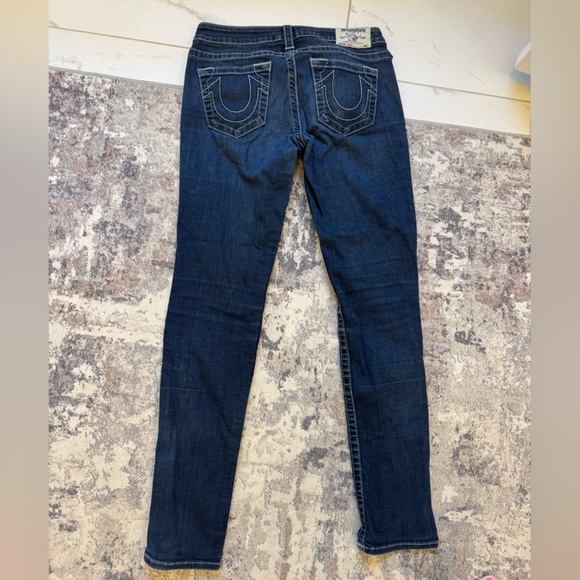 True Religion Dark Blue Skinny Jeans - Picture 2 of 6